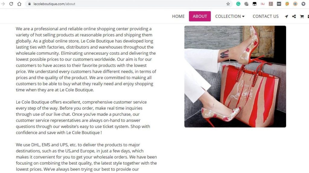 Lecoleboutique about us