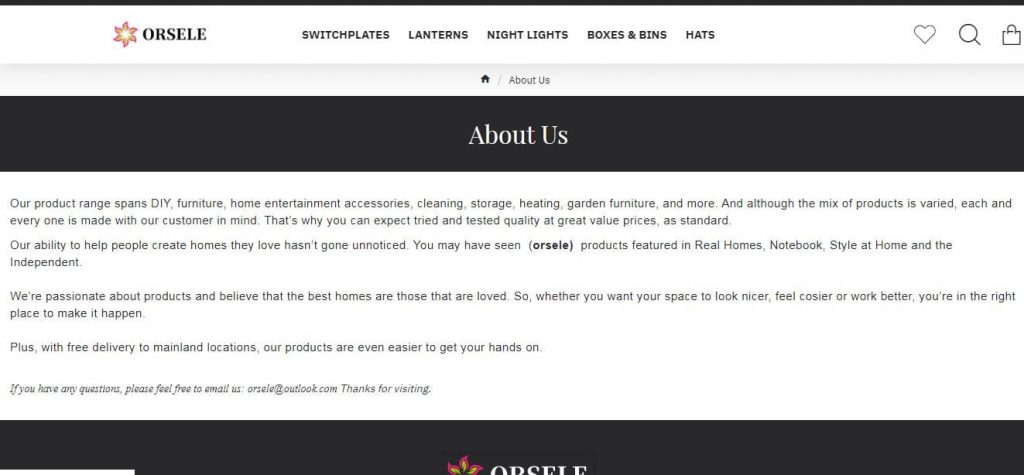 Orsele About Us
