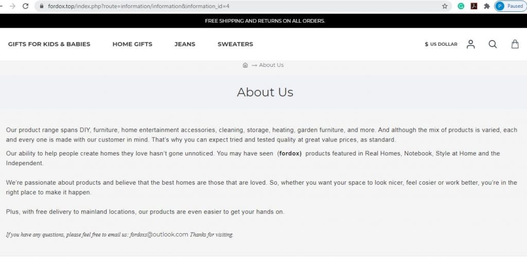fordox About Us