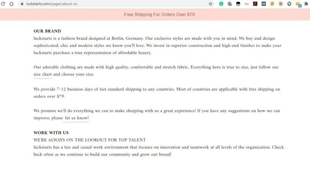Luckstarts About Us