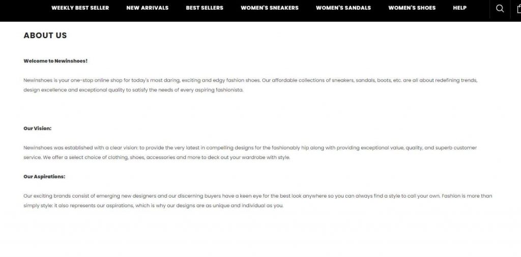 Newinshoes About Us