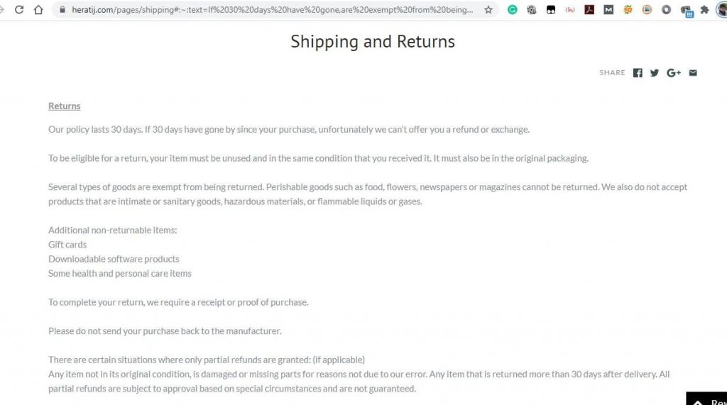 Heratij Refund Policy