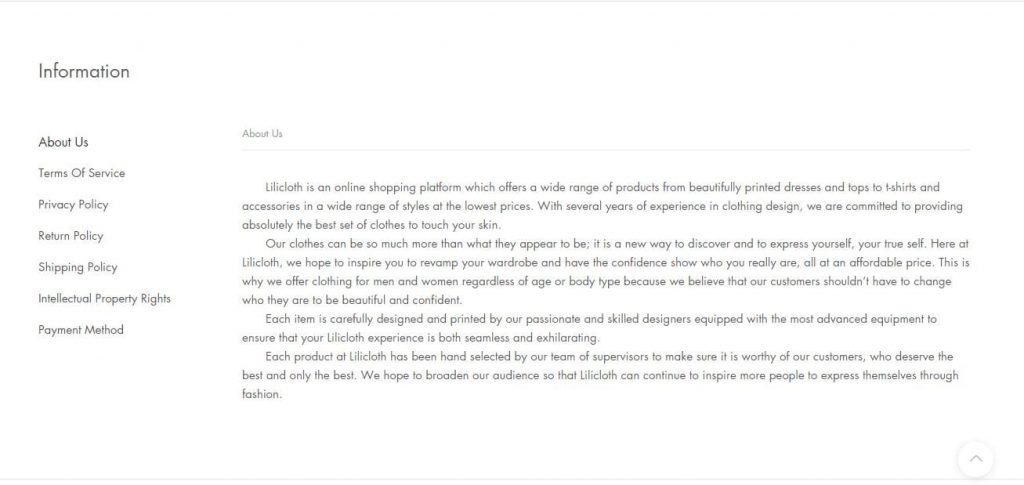 Lilicloth About Us