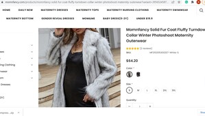 Momnfancy Solid Fur Coat Fluffy