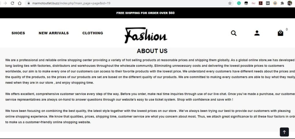 Marmotoutlet About Us
