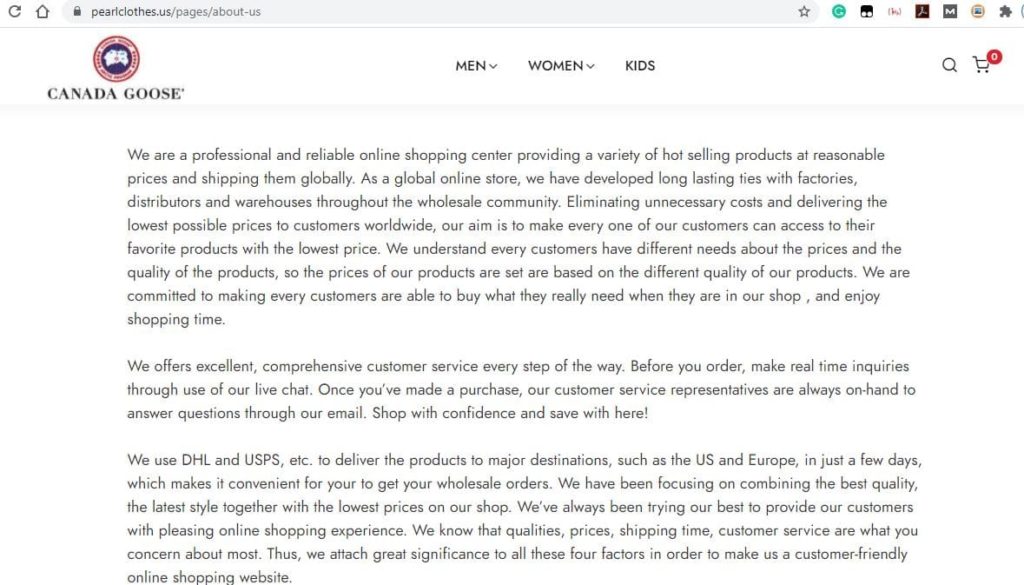 Pearclothes About Us