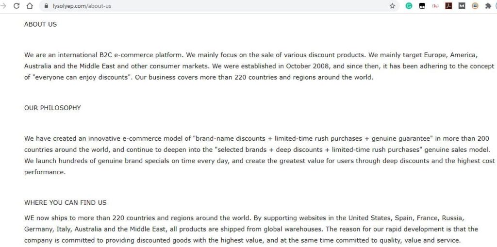 Lysolyep About Us