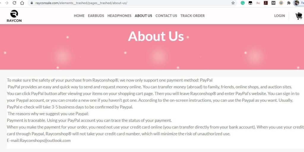 Rayconsale About Us=