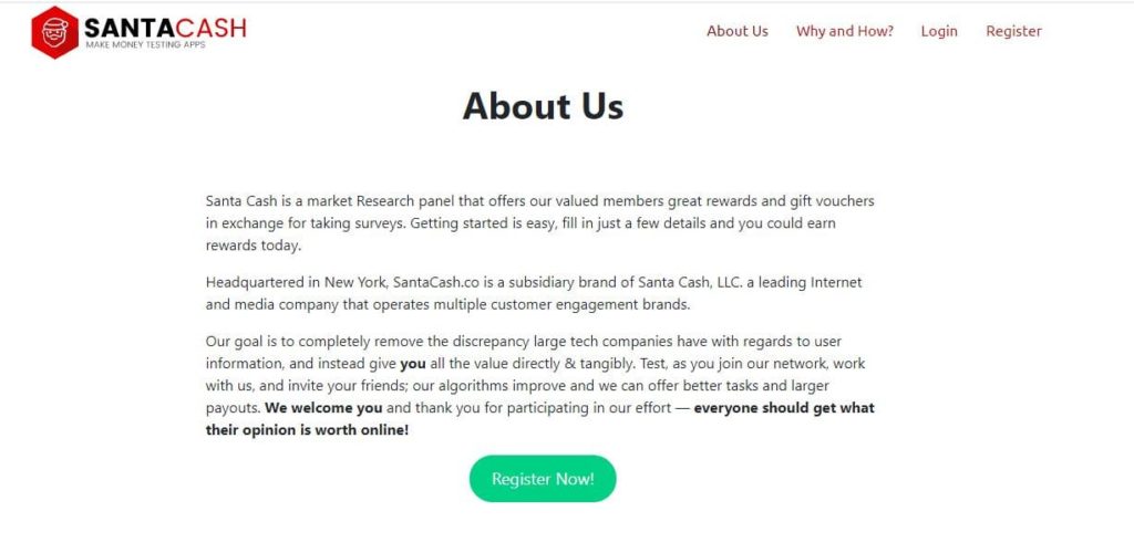 Santacash About Us