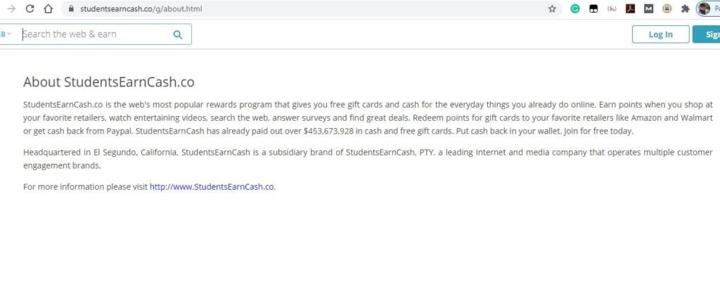 Studentsearncash About Us