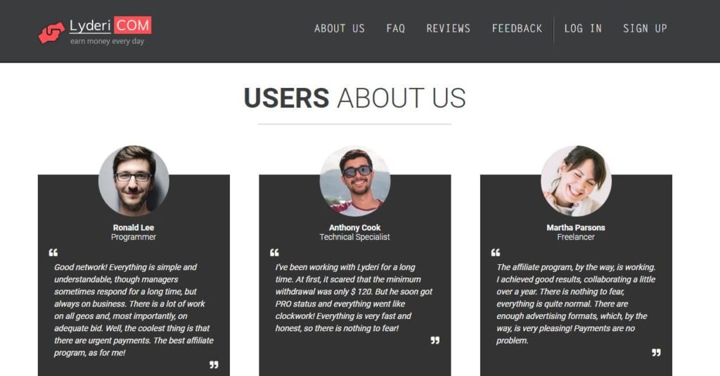 Lyderi About Us