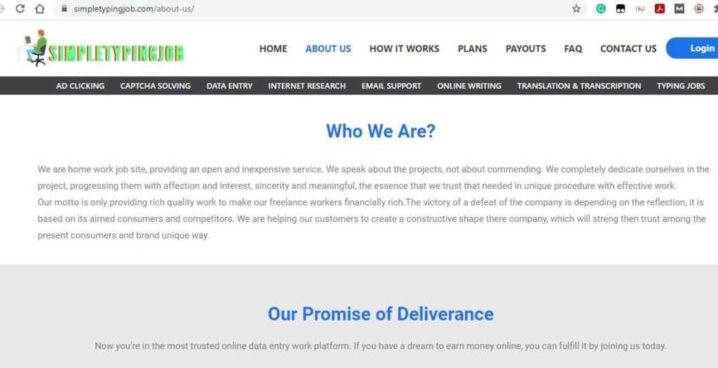 Simpletypingjob About Us
