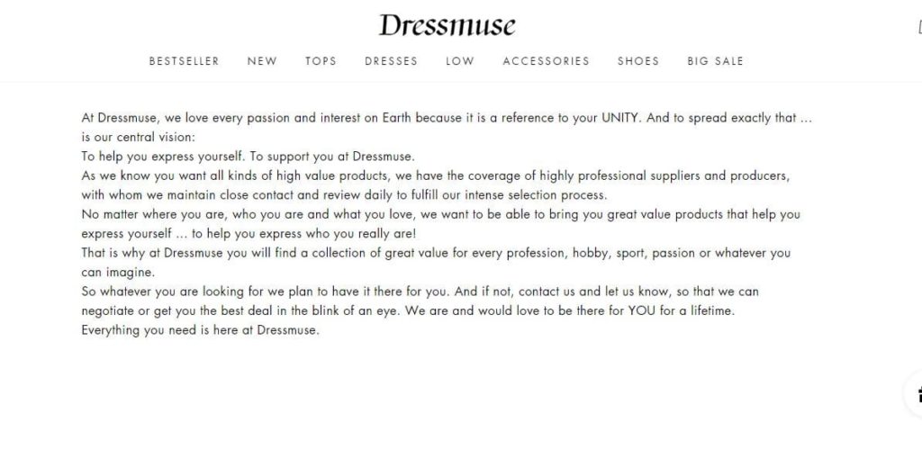 Dressmuse About Us