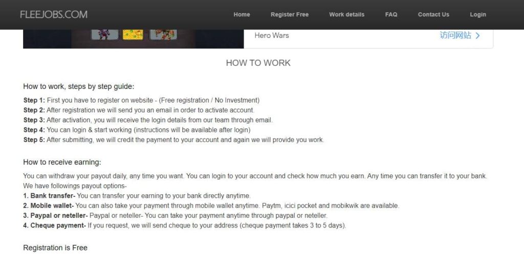 Fleejobs How to work