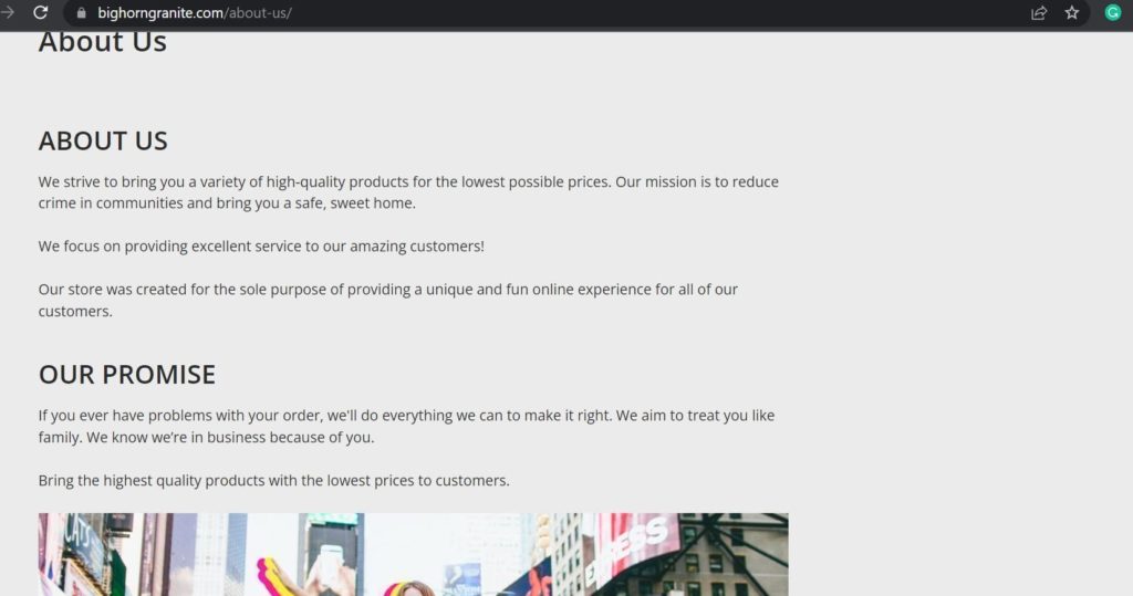 Bighorngranite About Us