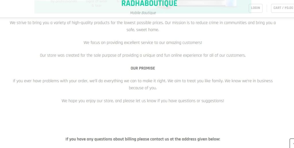 Radhaboutique About Us