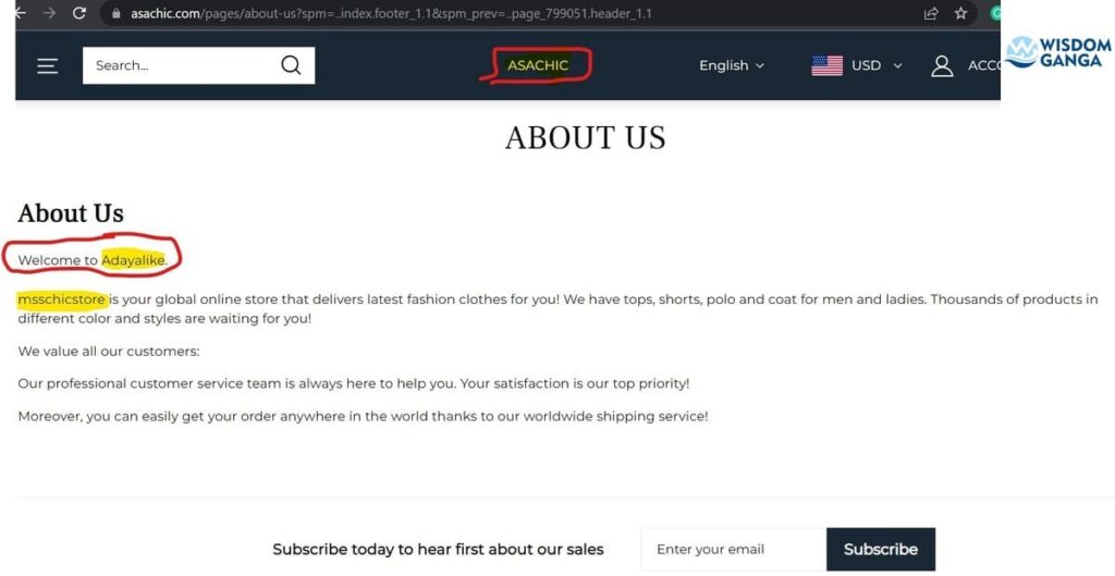 Asachic About Us