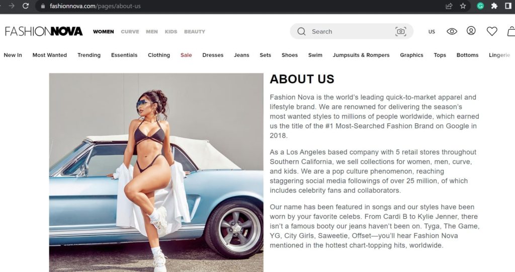 Fashionnova About Us