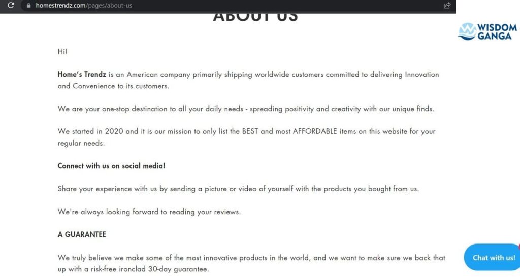 Homestrendz About Us