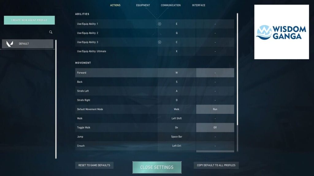 Benkai Keybind Settings Image
