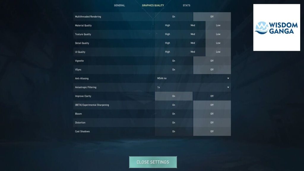 Boaster Valorant Settings - Boaster Video Settings Image