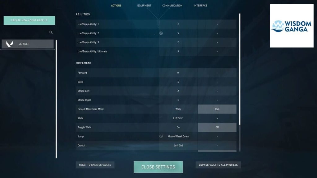 Marved Valorant Settings - Marved Keybind Image