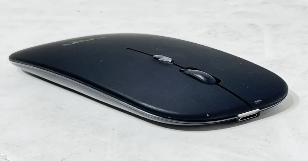 Best Bluetooth Mouse Under 20 - COO LED Slim Mouse