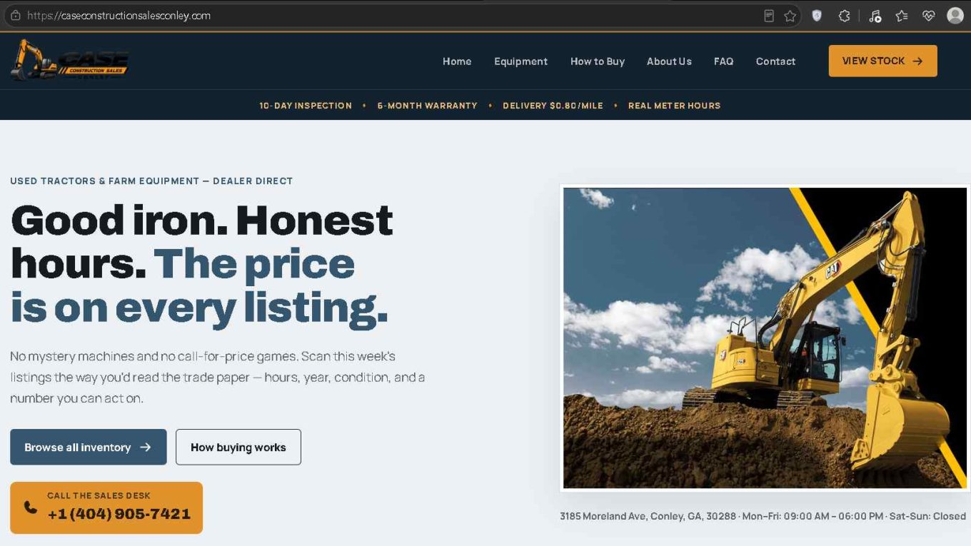CaseConstructionSalesConley Scam