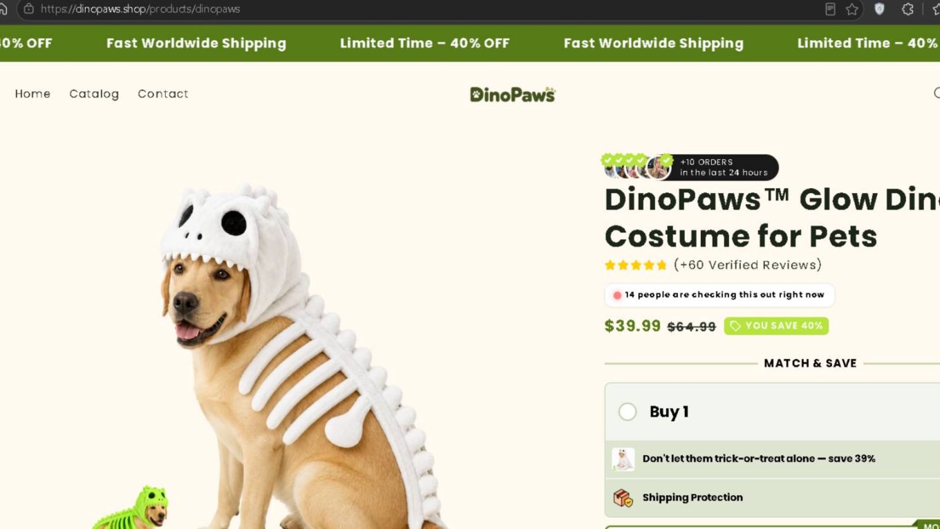 Dinopaws Scam