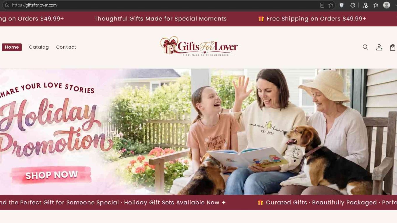 Giftsforlover Scam
