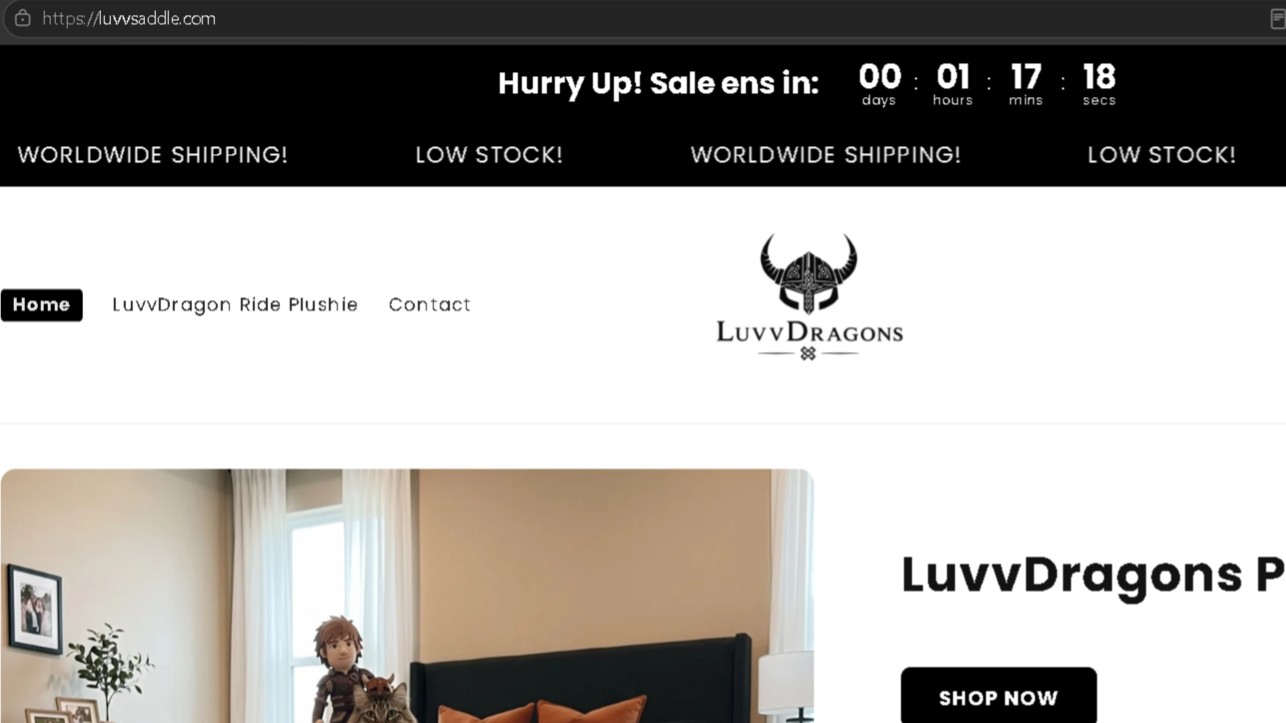 Luvvsaddle Scam