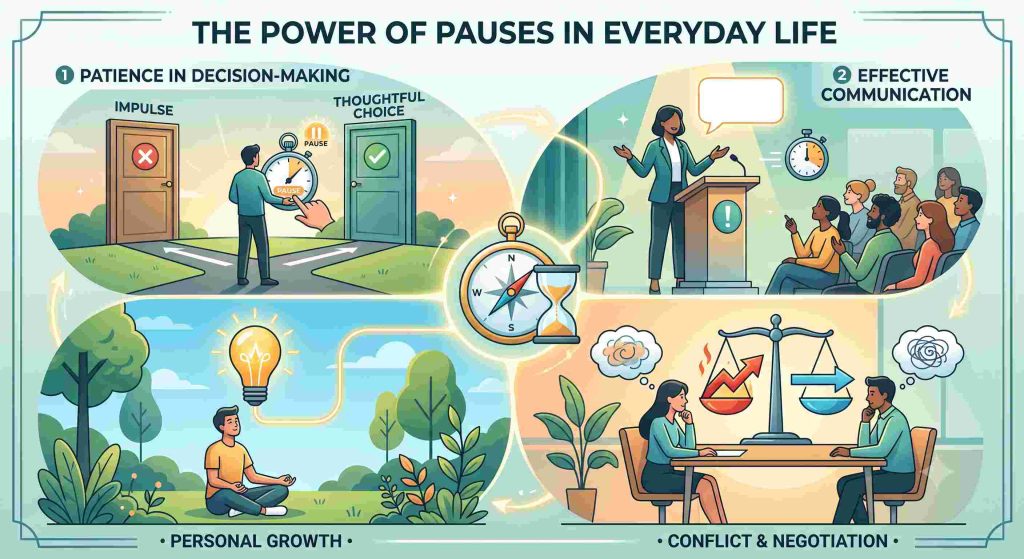 The Power of Pauses in Everyday Life