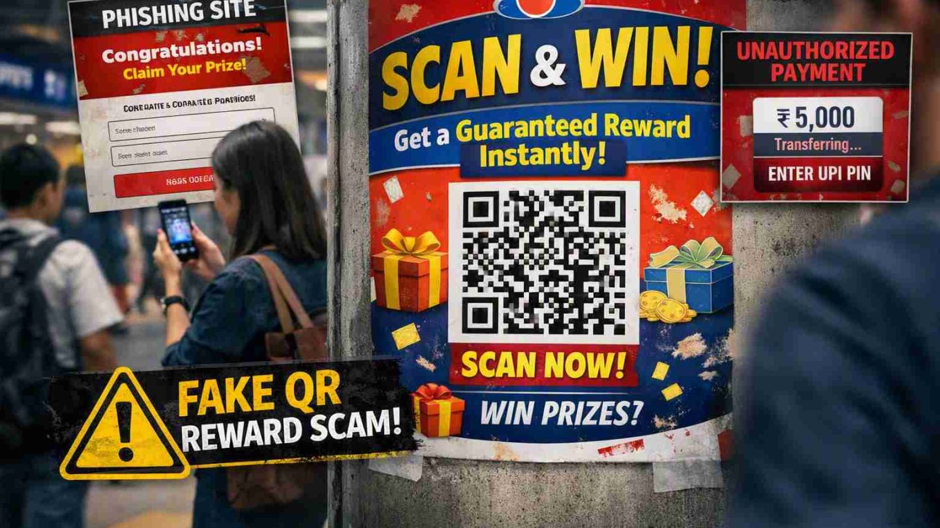 QR Code Reward Scam