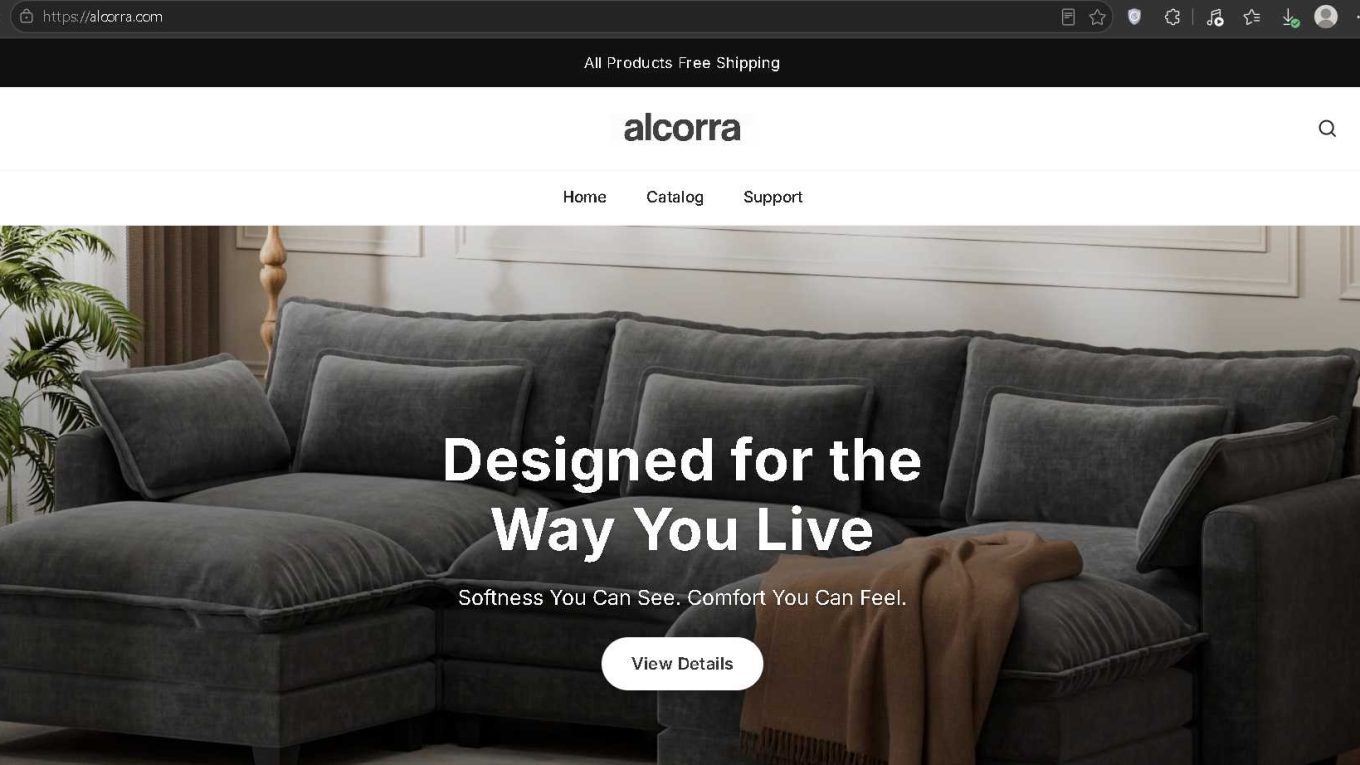 Alcorra Scam Screenshot