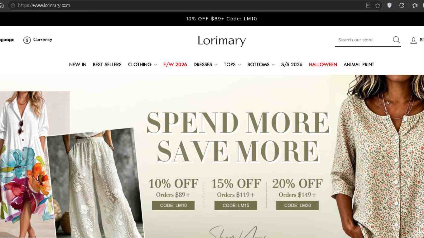 Lorimary Scam Screenshot