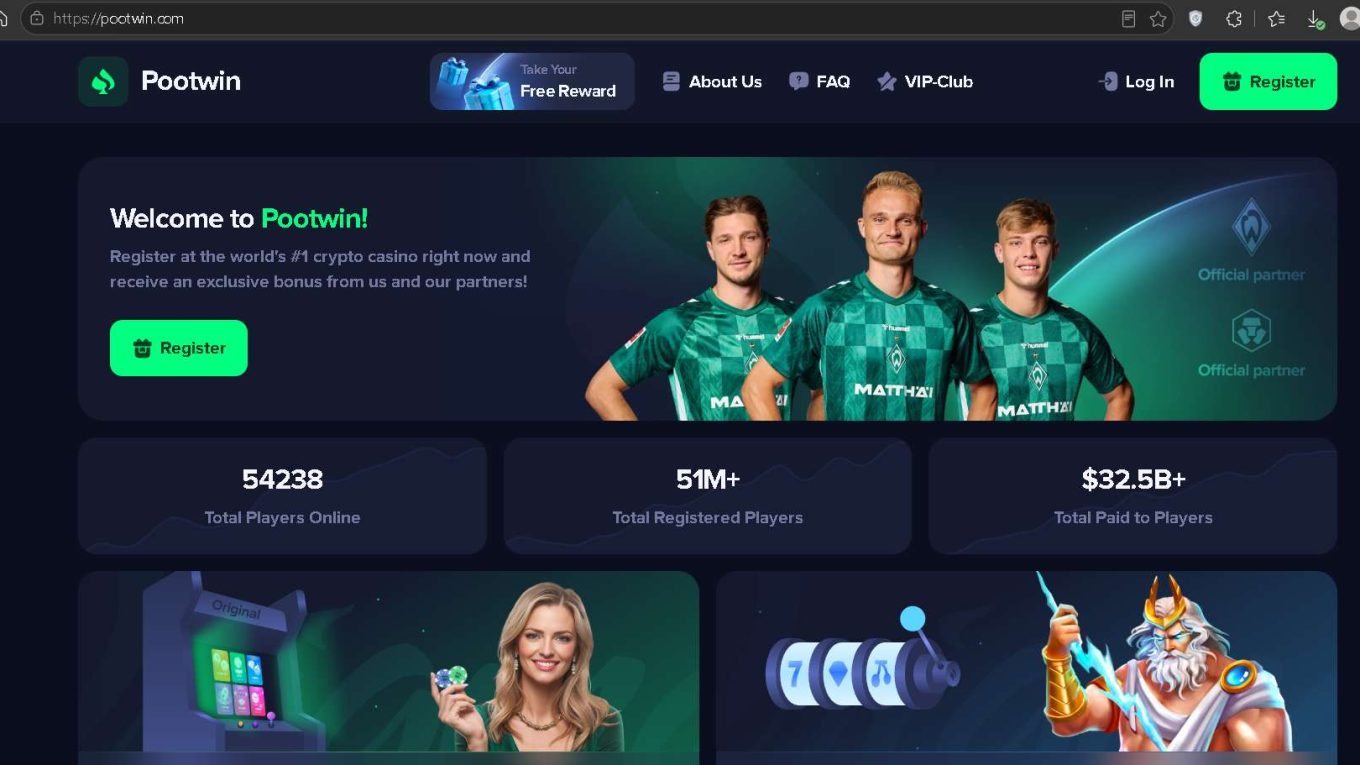 Pootwin Scam Screenshot