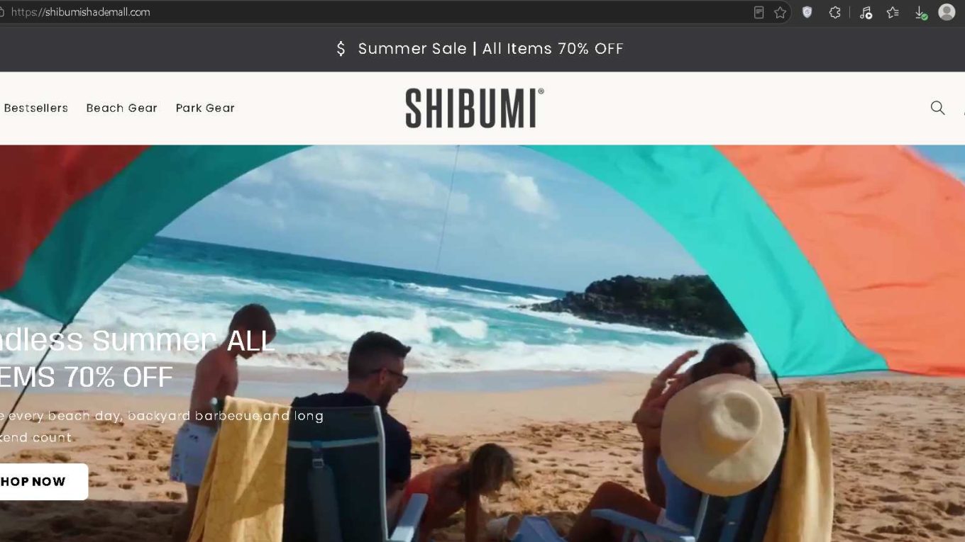 Shibumishademall Scam Screenshot